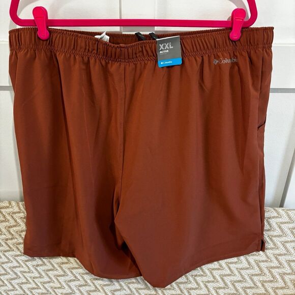 Columbia Men's Hike Brief Pull On Shorts Omni Wick Auburn Size XXL NWT - Picture 11 of 12